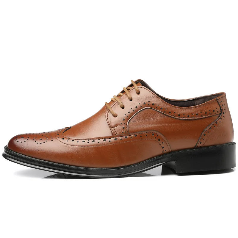 Scarpe Oxford Da Uomo Realizzate A Mano In Vera Pelle Di Vitello Brogue Eleganti Classiche Da Lavoro