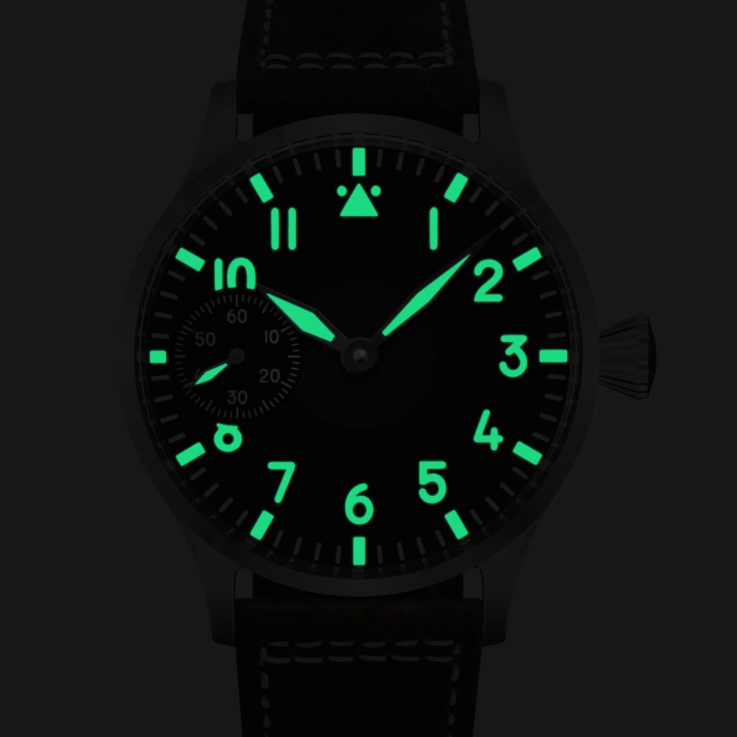 Corgeut Orologio Lusso Vetro Zaffiro 42 Quadrante Movimento Manuale ETA6497 Cassa Acciaio 316L Resistente All Acqua 30M