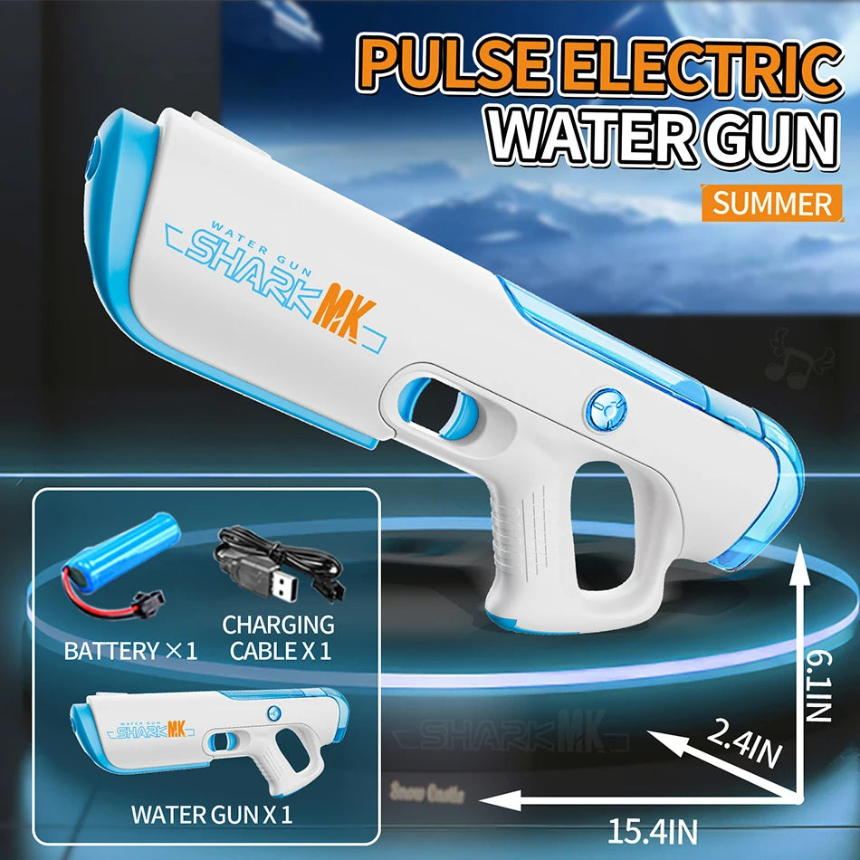 Pistola Ad Acqua Elettrica A Impulsi Completamente Automatizzata Per Spiaggia Gioco Estivo Battaglia Acqua Regalo Adulti