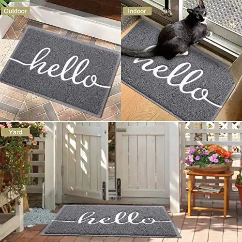 Olanly House Benvenuto Zerbino Tappetino Per Porta Antiscivolo Assorbente Resistente Allo Sporco Per Ingresso