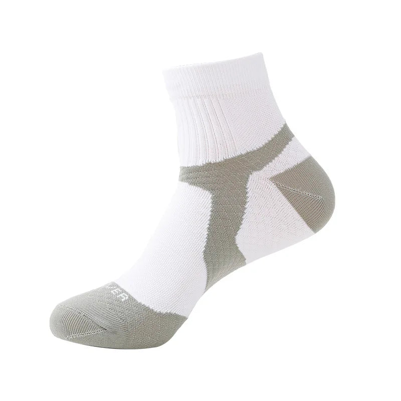 Calzini Sportivi Uomo Caviglia Alta Compressione Con Protezione Per Corsa Cotone Nylon Stile 41