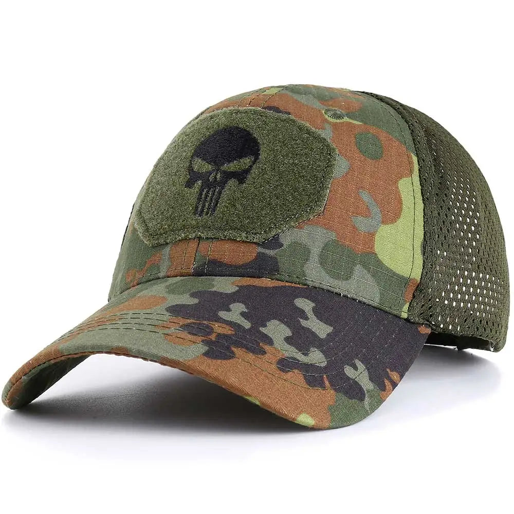 Cappello Da Baseball Universale Per Uomo E Donna Traspirante Protezione Solare Berretto Sportivo All Aperto Con Teschio