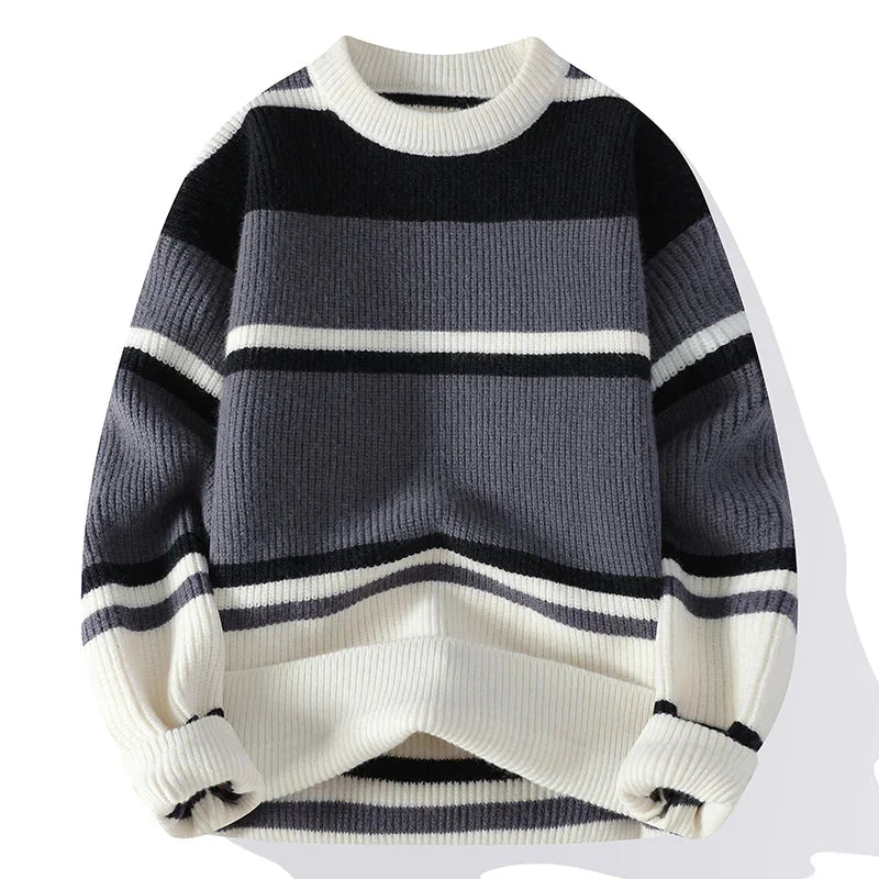 Maglione Uomo Casual Aboorun In Cotone Elasticizzato Spandex Confortevole Morbido