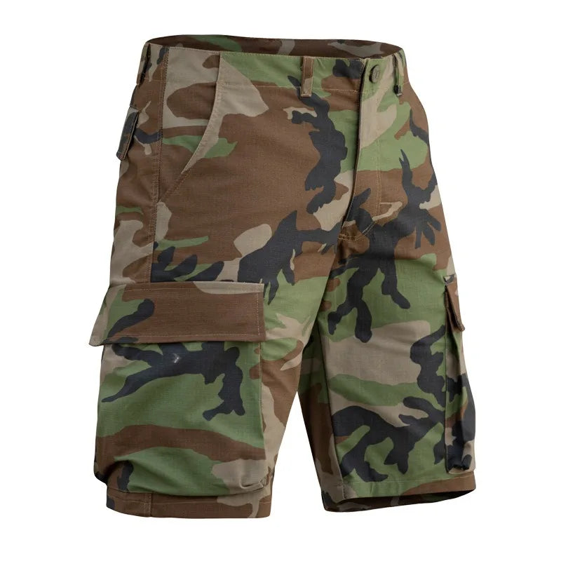 Pantaloncini Mimetici Casual Uomo Pantaloni Cargo Elasticizzati Estivi Per Sport Acquatici All Aperto