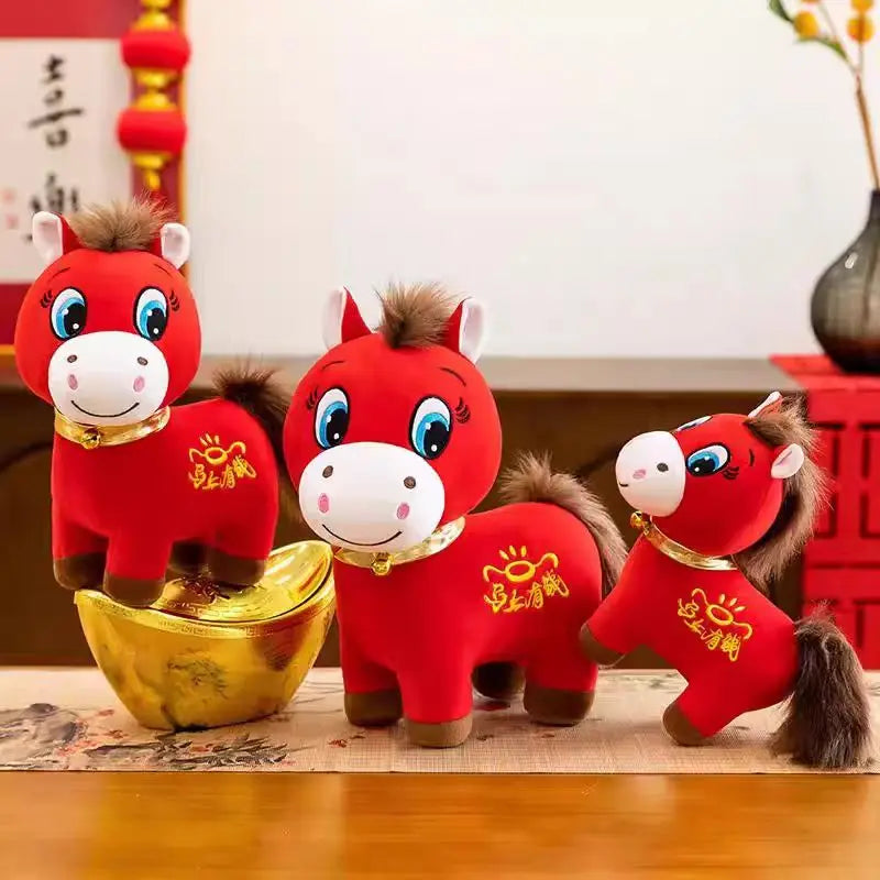 Mascotte Creativa Del Cavallo Anno Nuovo Con Faccia Piangente Decorazione Da Scrivania Regalo Per San Valentino Novità