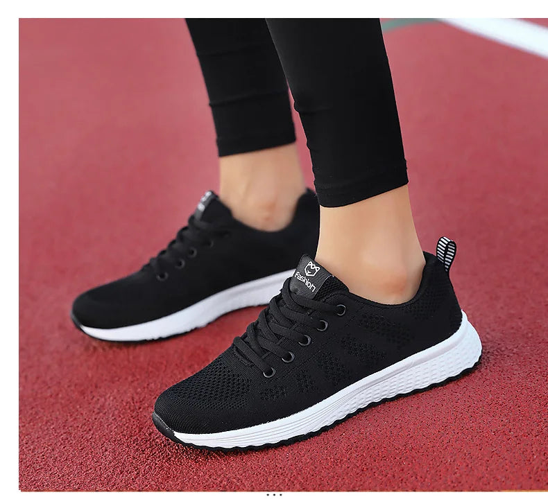 Scarpe sportive da donna Sneakers con plateau alla moda Scarpe basse da donna primavera estate Scarpe da corsa per donna Scarpe casual Mesh Jogging Tennis