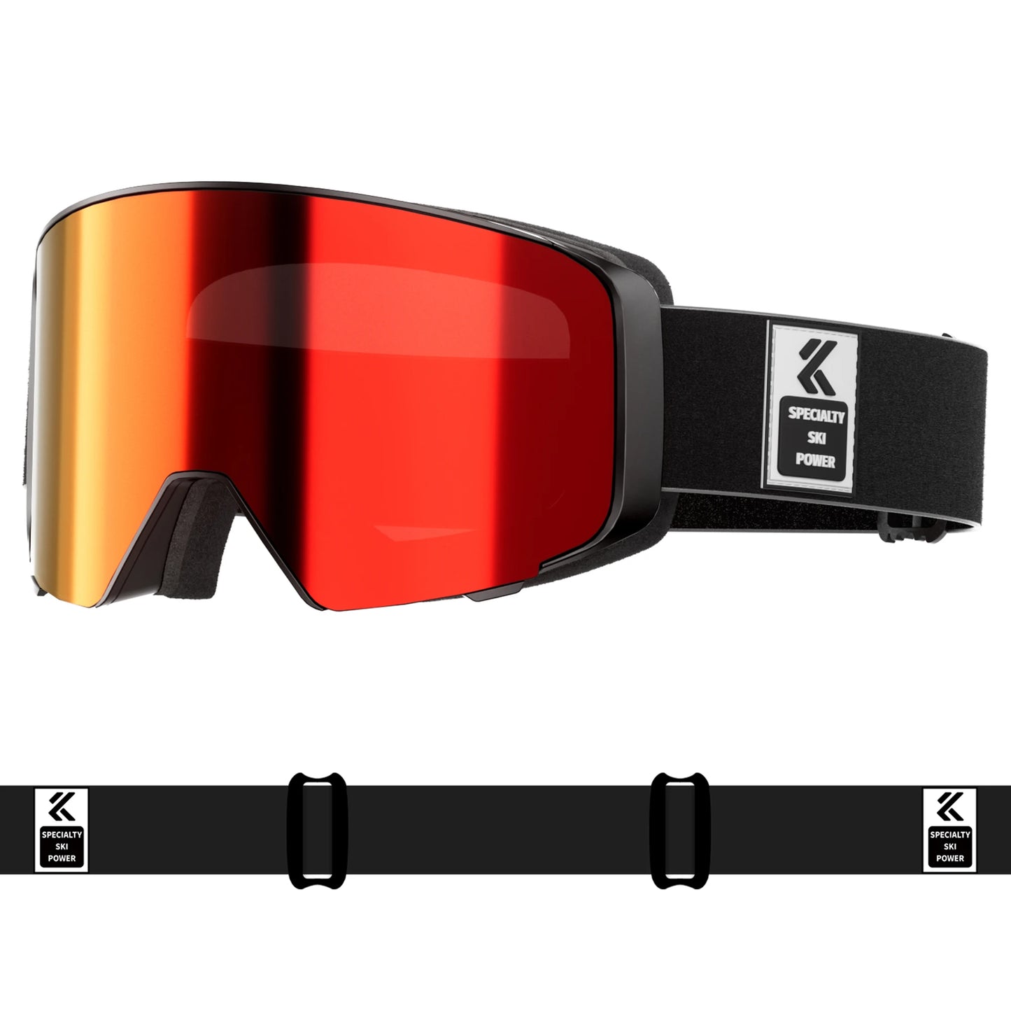 Occhiali Da Sci Fotocromatici KAPVOE Traspiranti Per Esterni UV400 Anti Appannamento Con Lenti Flip Per Neve E Snowboard