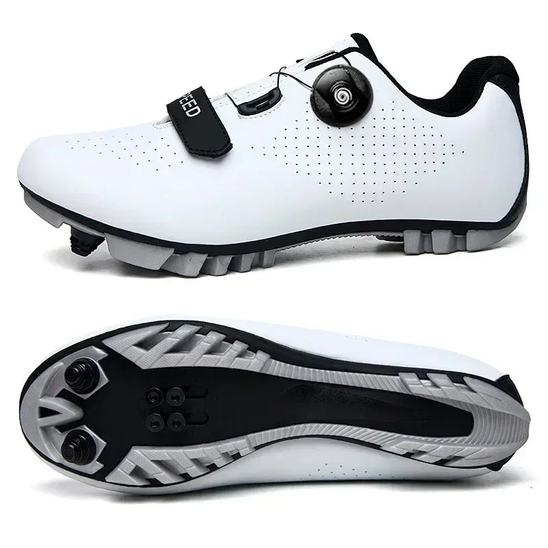 Scarpe Da Mountain Bike Da Uomo Con Attacchi Per MTB Impermeabili Traspiranti Comfort Massaggio E Aumento Di Altezza