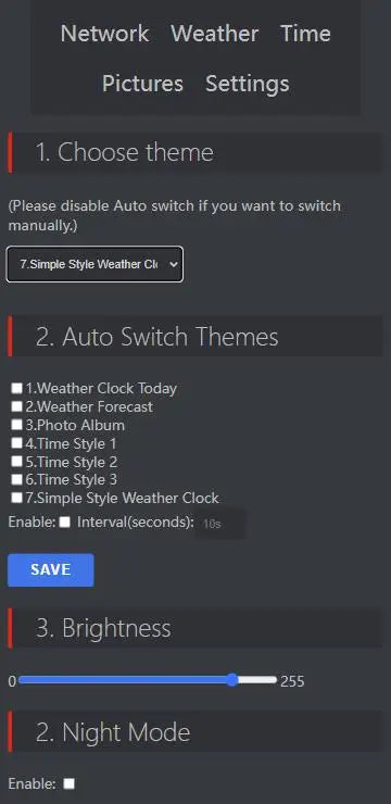Stazione Meteo WiFi GeekMagic Ultra Smart Con Orologio Da Comodino Album E Animazioni GIF Decorazione Da Scrivania