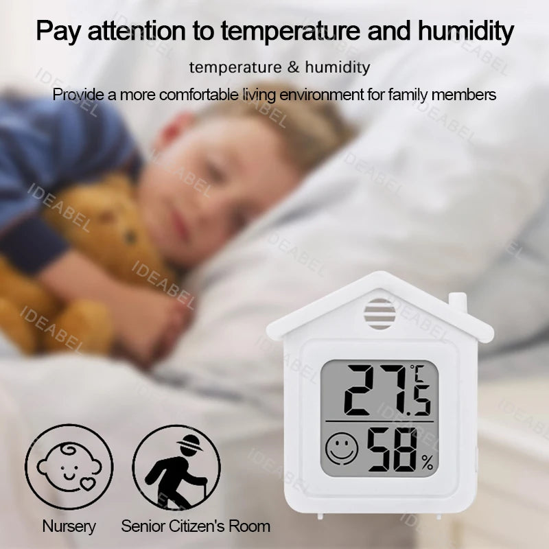 Mini Termometro Digitale LCD Igrometro Misuratore Di Umidità Della Temperatura Ambiente Interna Stazione Meteorologica