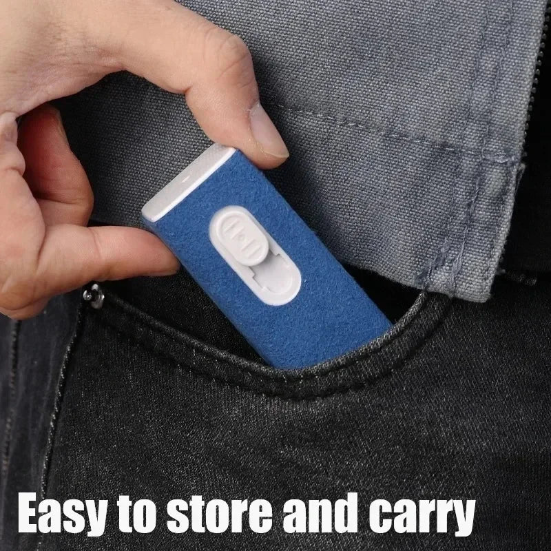 Pulitore Per Schermo Del Telefono 2 In 1 Spray Con Panno In Microfibra Per Computer Rimozione Polvere IPhone IPad Apple