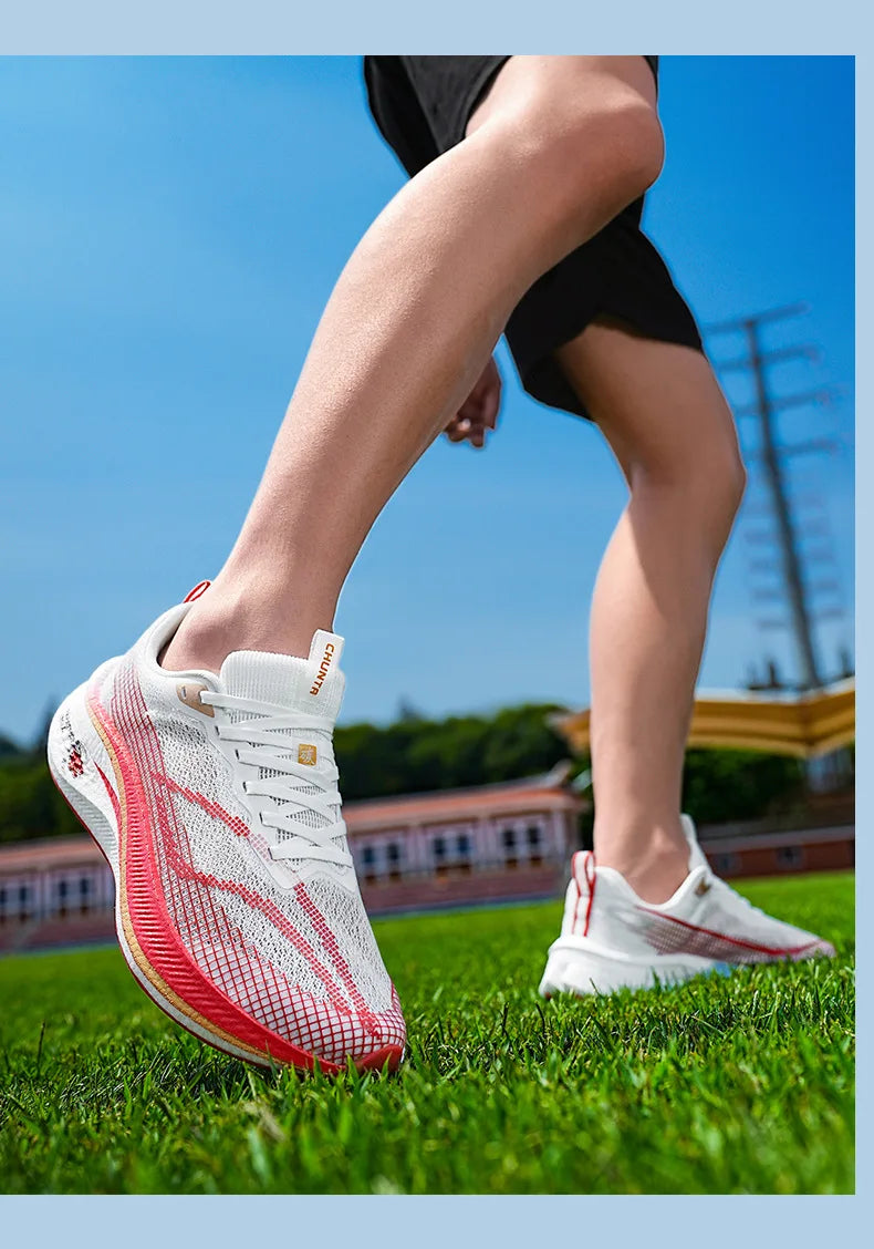 Scarpe Da Corsa Ultra Leggere E Traspiranti Con Piastra In Carbonio Per Uomo E Donna Da Competizione Comode Elastiche