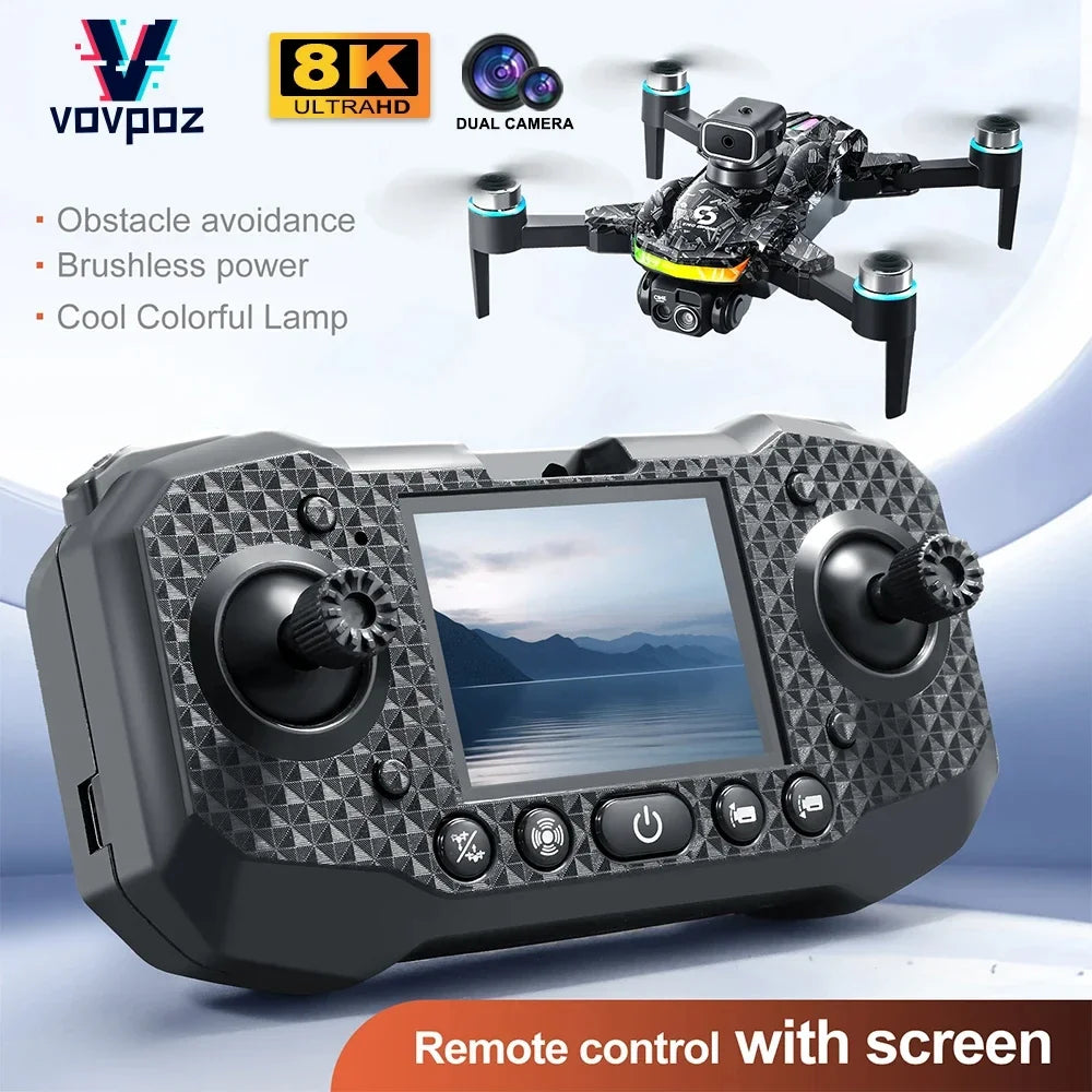 Drone Professionale 4K S160 Con Doppia Fotocamera FPV WIFI Evitamento Ostacoli Controllo Remoto RC
