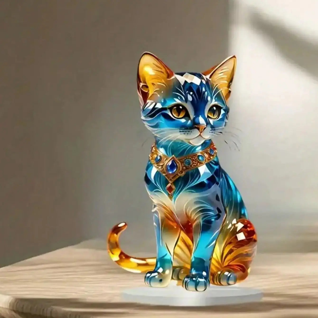 Eleganti Sculture Esotiche Per Decorazioni Da Tavola Per Gatti E Ufficio Tema Animali Per Ringraziamento