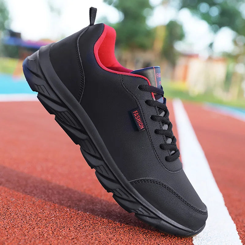 Scarpe Da Uomo In Pelle Traspiranti Da Corsa Scarpe Casual Vulcanizzate Sneakers Per Tempo Libero