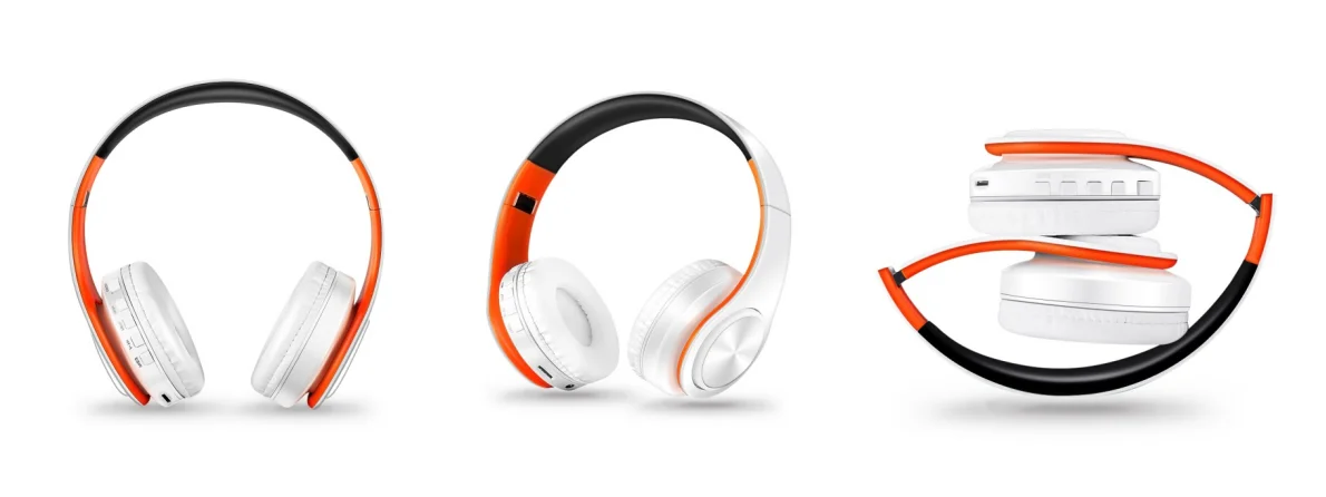 Cuffie Wireless Dorate Bluetooth con Microfono Incorporato Auricolare Stereo Universale per Android e iOS Regalo da Uomo