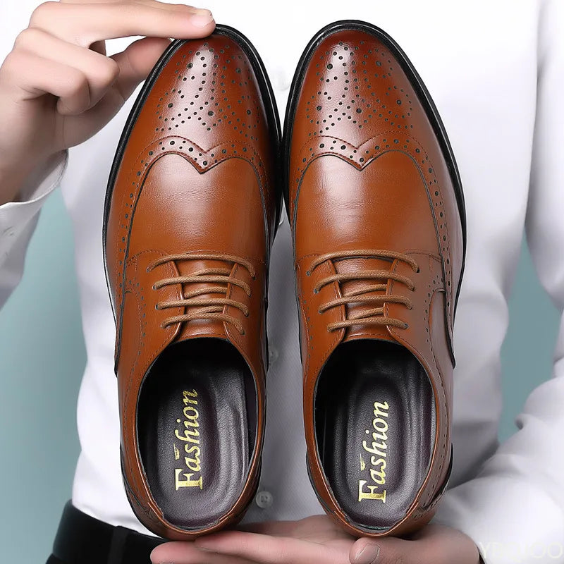 Scarpe Formali Da Uomo Da Ufficio A Punta Grandi Dimensioni Comode Multifunzioni Per Matrimonio Quotidiane