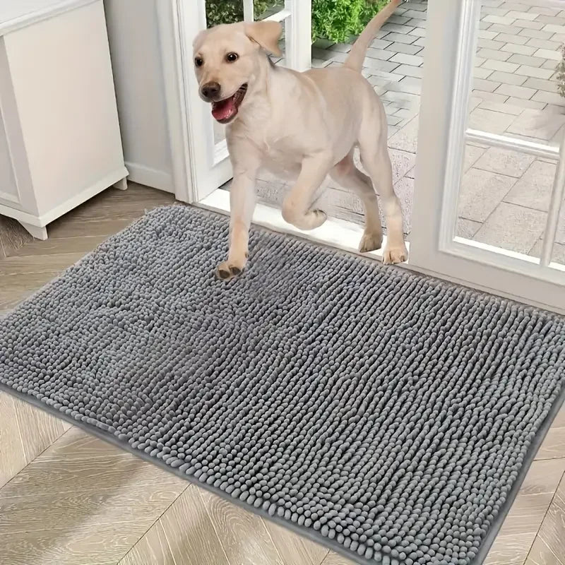 Tappetino Antiscivolo Lavabile Per Cani Assorbe Umidità E Sporco Microfibra Per Asciugatura Rapida Ideale Zampe Fangose