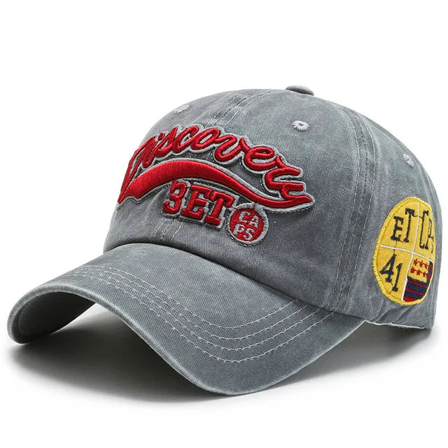 Berretto Da Baseball Unisex Cotone Lavato Con Ricamo Lettere Snapback Estate 2022 Hip Hop Casquette