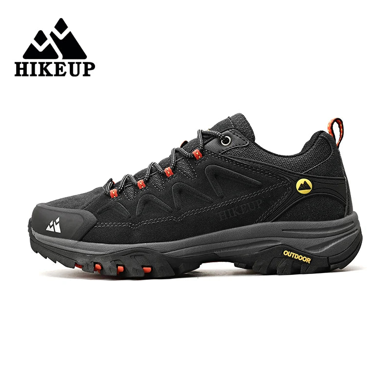 Hikeup Scarpe Da Uomo In Pelle Impermeabili Da Lavoro Invernali Antiscivolo Lusso Moda Stivali Da Uomo