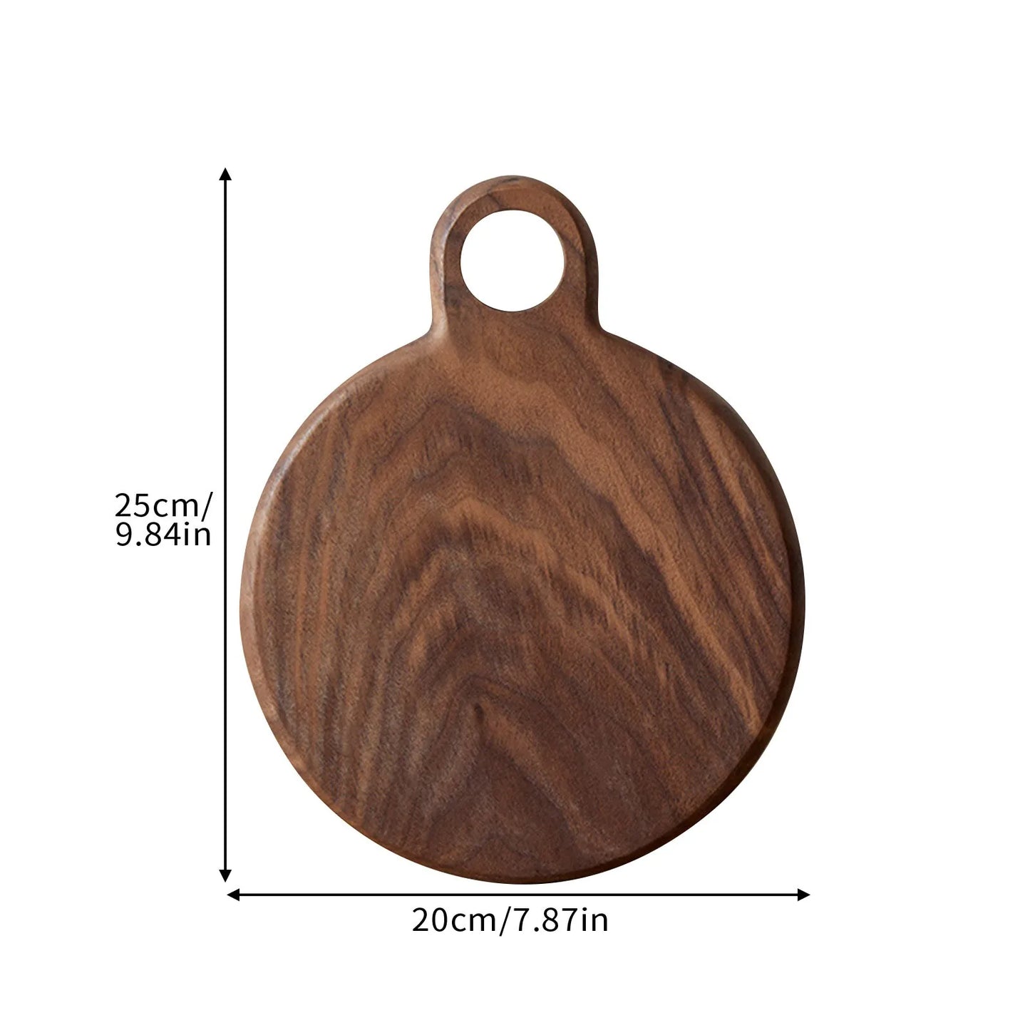Tagliere In Legno Intagliato Rotondo Per Frutta E Bistecche Piatto Da Pranzo Per Bambini