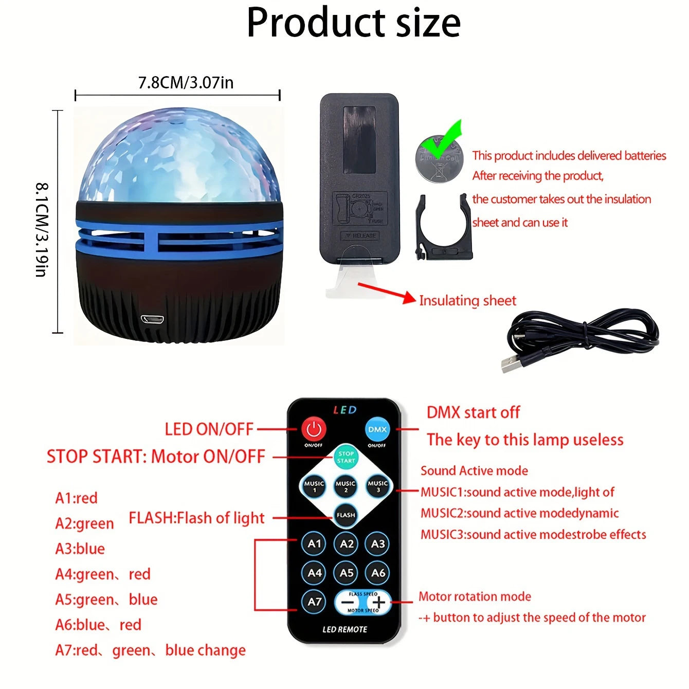 Proiettore USB Aurora Galassia Luce Notturna Telecomando Rotante per Compleanni Matrimonio Natale Decorazioni Feste