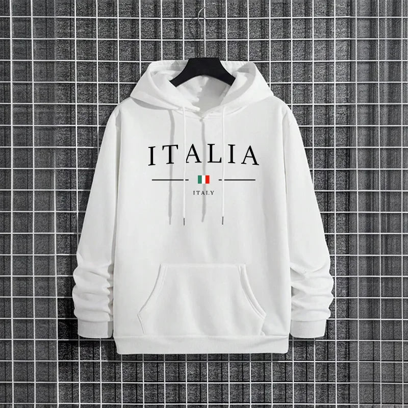 Tuta Da Uomo Di Qualità Con Cappuccio Monopezzo Felpe Con Stampa Streetwear Autunno Inverno Pantaloni