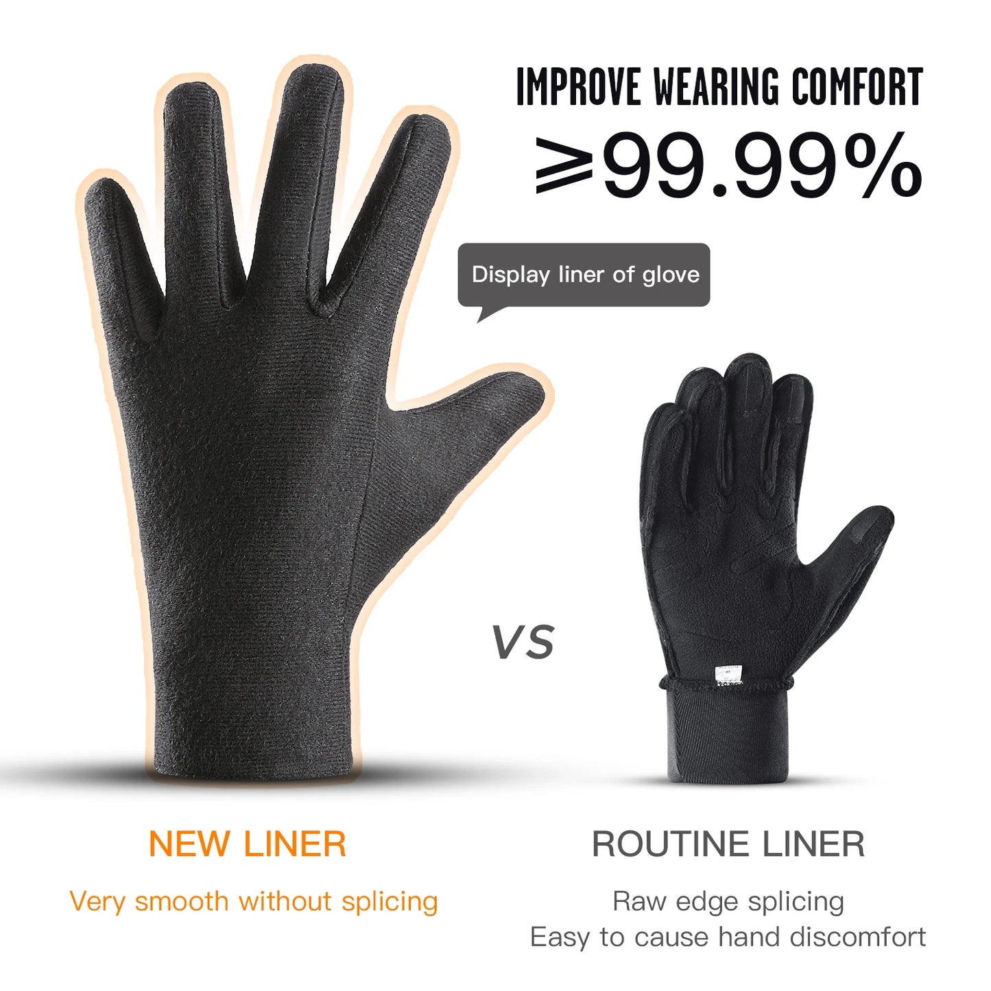 Guanti Invernali Da Ciclismo Esterno Impermeabili Antivento Con Touch Screen Per Moto Sci Equitazione Universali 3M