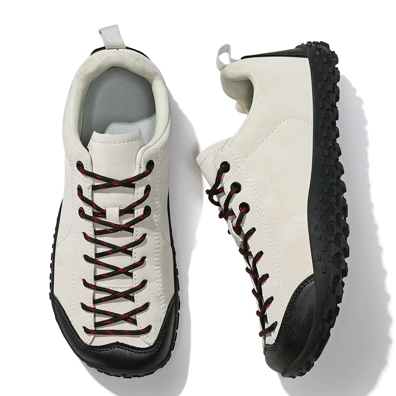 Coppia Scarpe Da Trekking Slip On Uomo All Aperto Punta Larga Per Alpinismo E Passeggio Confortevoli