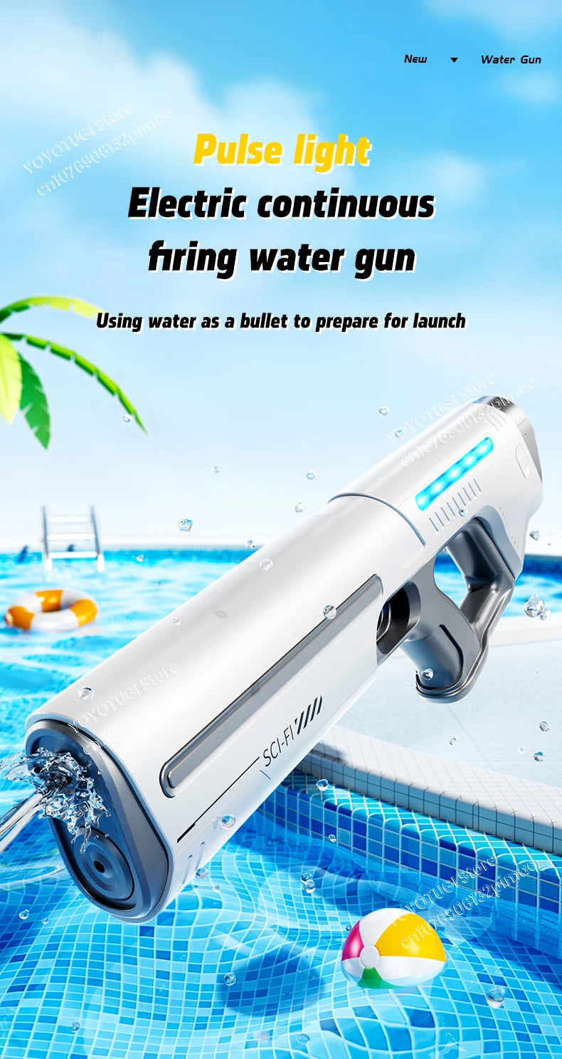 Pistola Giocattolo Ad Acqua Automatica Per Bambini Alta Capacità Serbatoio Regalo Estivo All Aperto