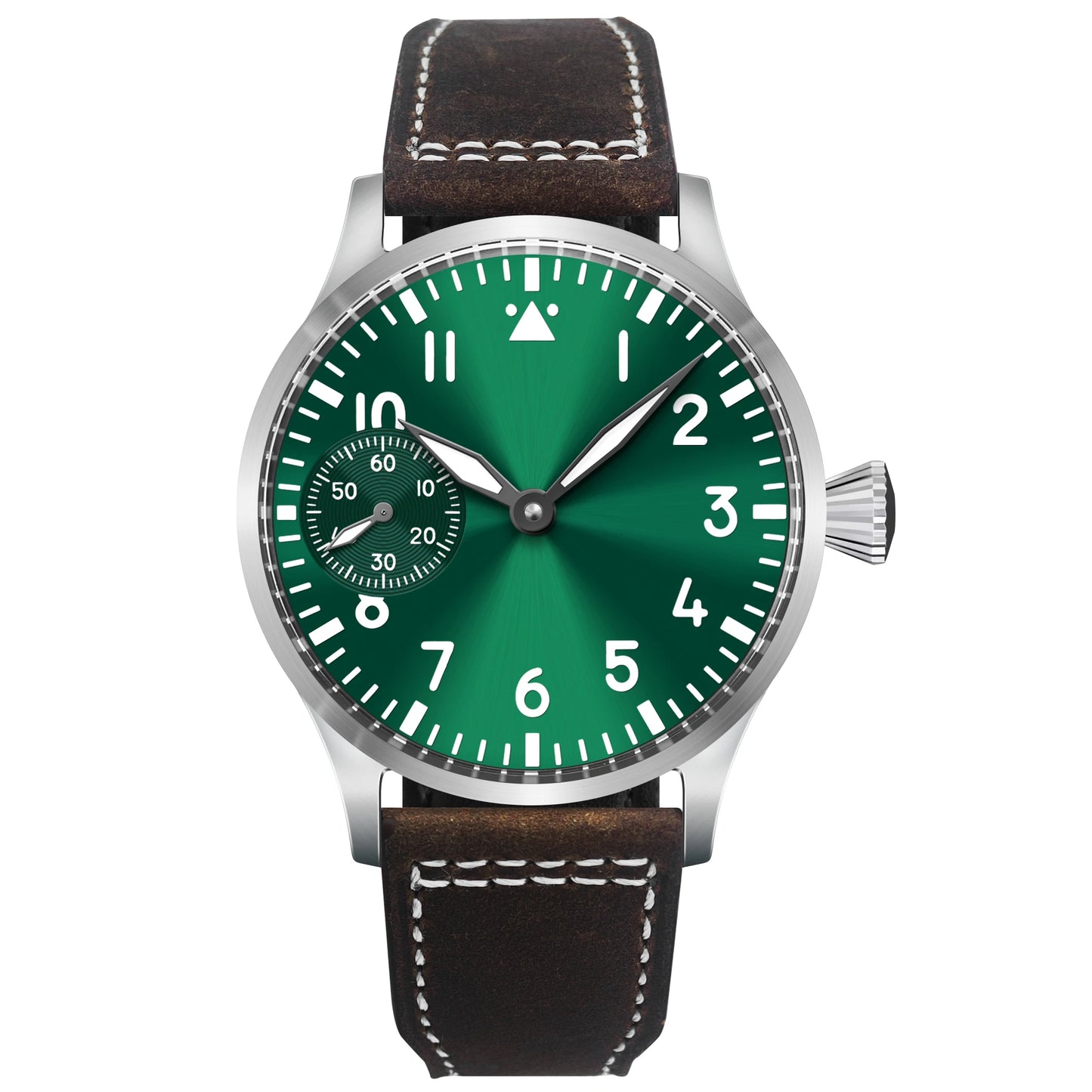 Corgeut Orologio Lusso Vetro Zaffiro 42 Quadrante Movimento Manuale ETA6497 Cassa Acciaio 316L Resistente All Acqua 30M