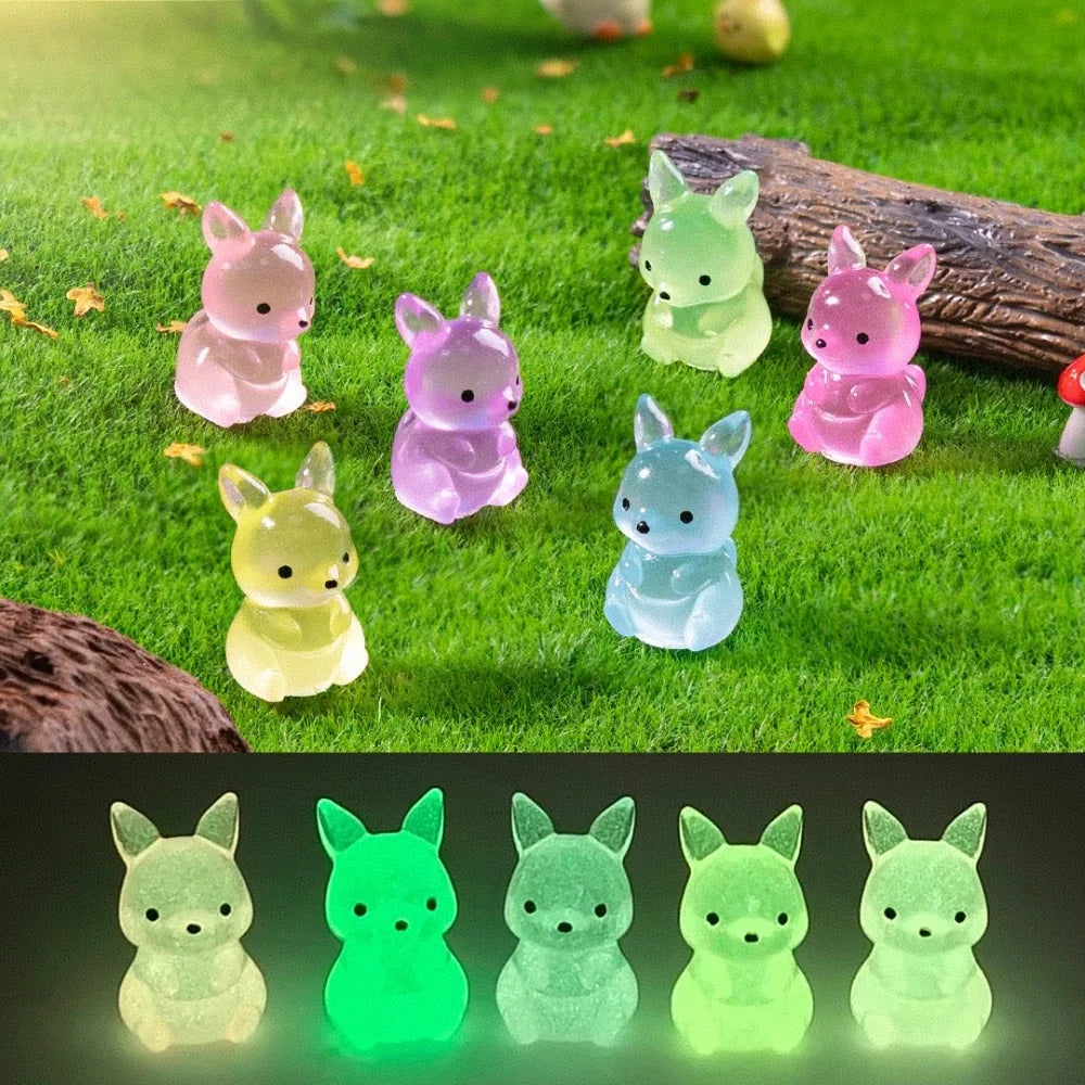 10 Pezzi Ornamenti Luminosi a Forma di Wallaby per Micro Paesaggi Fai da Te Giardinaggio e Paesaggistica