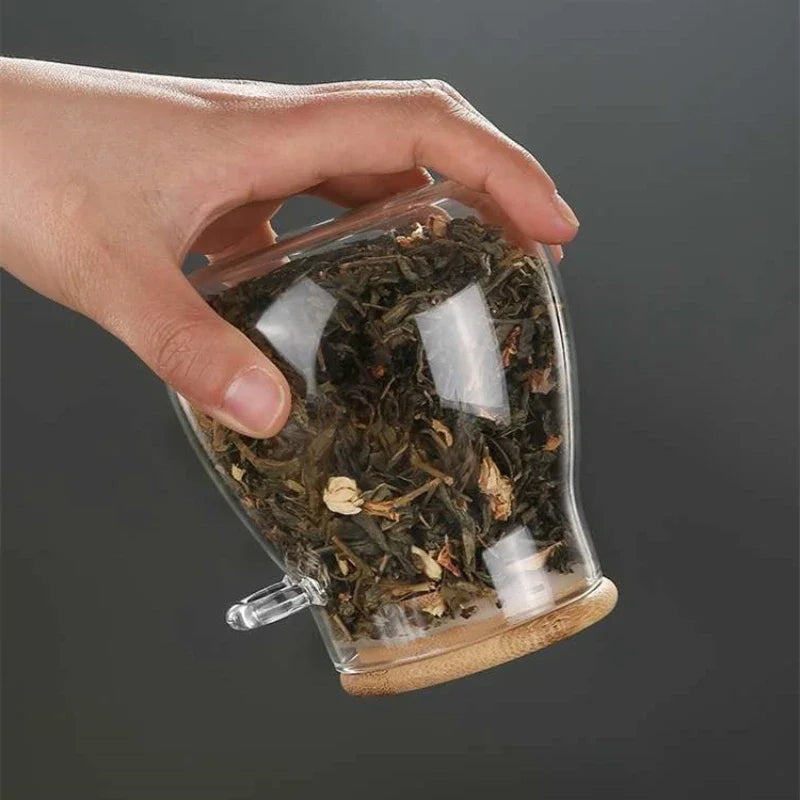 Contenitori Ermetici in Vetro con Coperchio per Conservare Zucchero Caffè e Tè Set Barattoli Sigillati