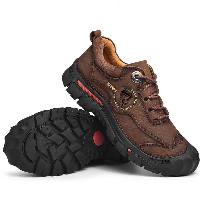 Scarpe Da Trekking Da Campeggio In Vera Pelle Uomo Scarpe Da Ginnastica Sportive Da Uomo Per Tempo Libero
