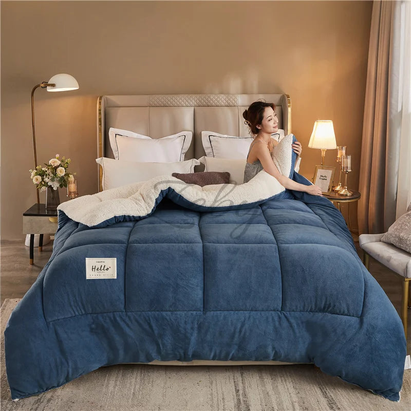Coperta Ponderata In Pile Invernale Calda E Morbida Antipilling Rettangolare Grado A Per Letto Con Calore