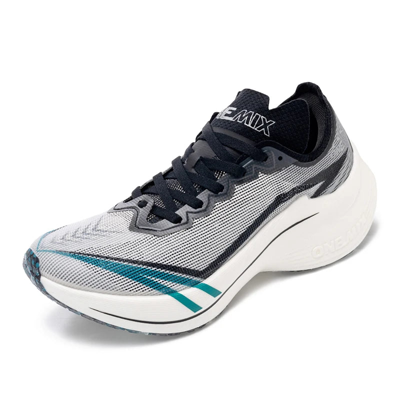 ONEMIX Marathon Scarpe Da Corsa Con Piastra In Carbonio Uomo Antiurto Rimbalzo Ultraleggero E Supporto Stabile