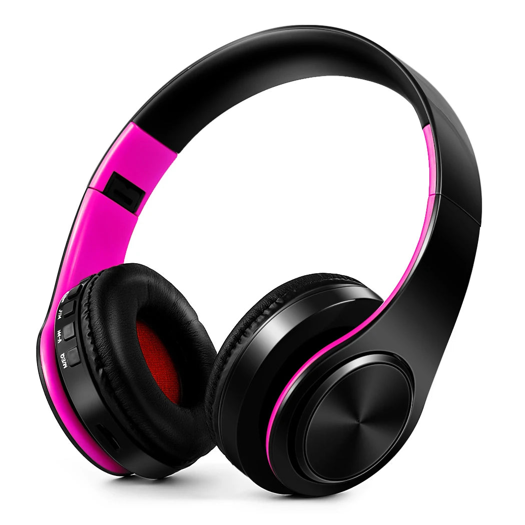 Cuffie Wireless Dorate Bluetooth con Microfono Incorporato Auricolare Stereo Universale per Android e iOS Regalo da Uomo
