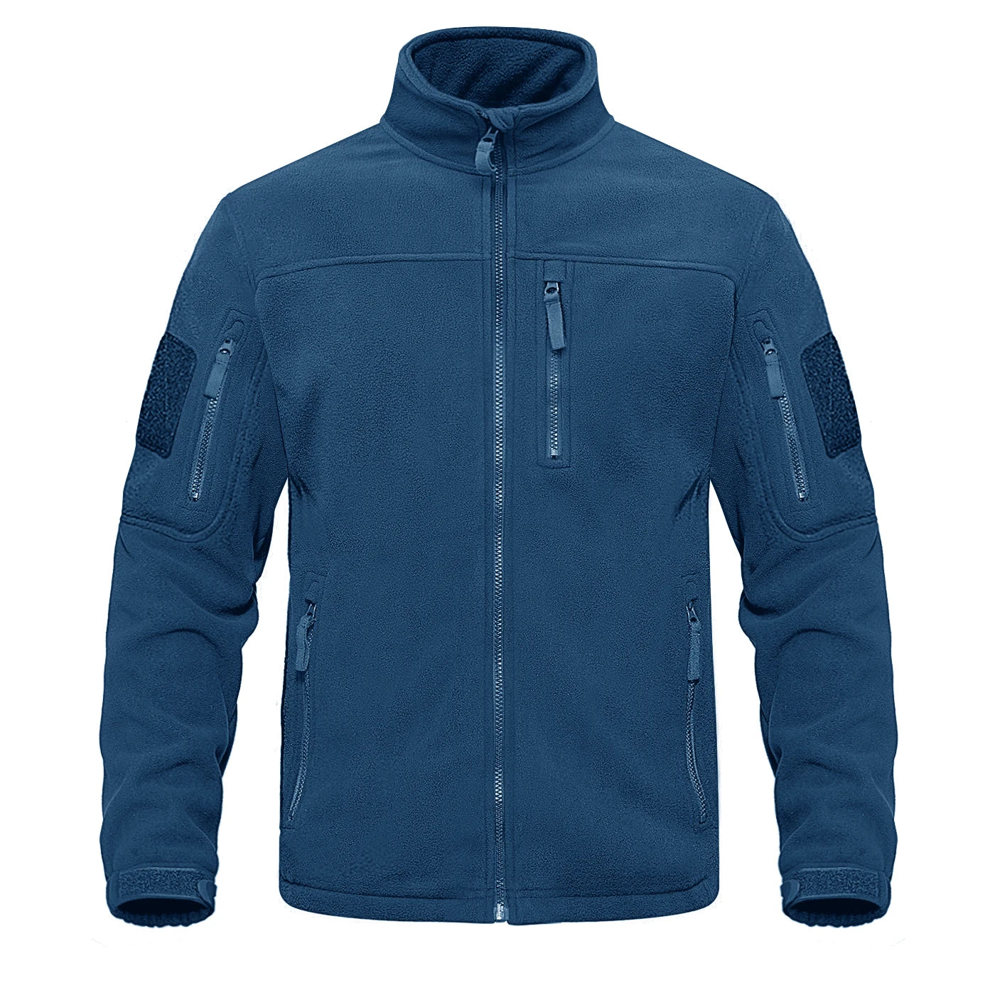 Tacvasen Giacca In Pile Full Zip Verde Da Uomo Con Tasche Con Cerniera Termica Per Lavoro E Escursionismo Outwear