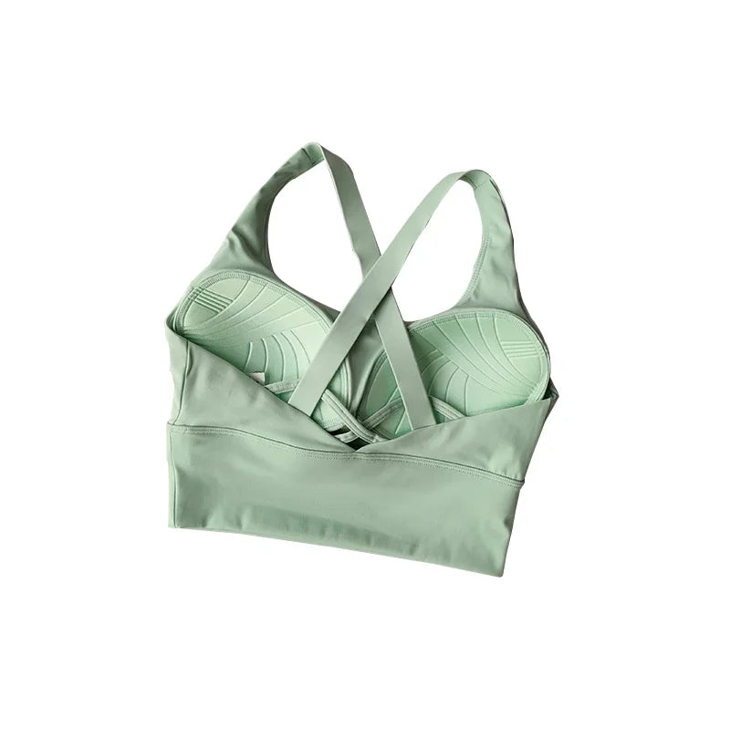 Reggiseno Sportivo Tutto In Uno Alta Intensità Antiurto Per Corsa Yoga Fitness Estivo WX238