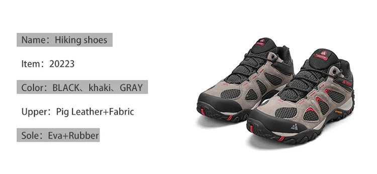 HikeUp Scarpe Da Uomo Traspiranti Antispruzzo Per Trekking All Aperto Alpinismo Sportivo Sneaker