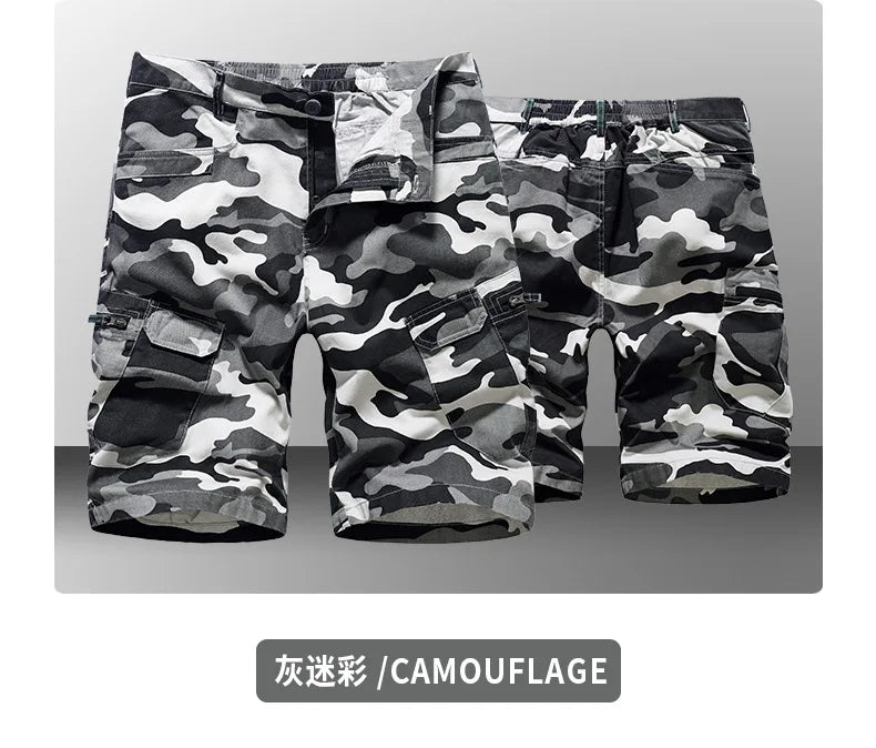 Pantaloncini Cargo Mimetici Da Uomo Con Tasche Estivi 2025 Pantaloni Corti Da Uomo Abbigliamento Maschile