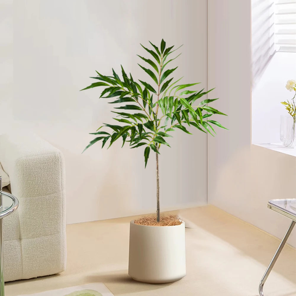 Albero Artificiale Palma Real Touch Grande Regolabile 140 Cm Per Casa Ufficio Decorazione Tropicale Elegante