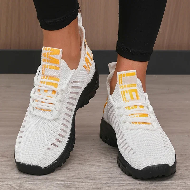 Scarpe Da Corsa In Mesh Traspiranti 2025 Per Donne Leggere Con Suola Imbottita Per Allenamento All Aperto E Palestra