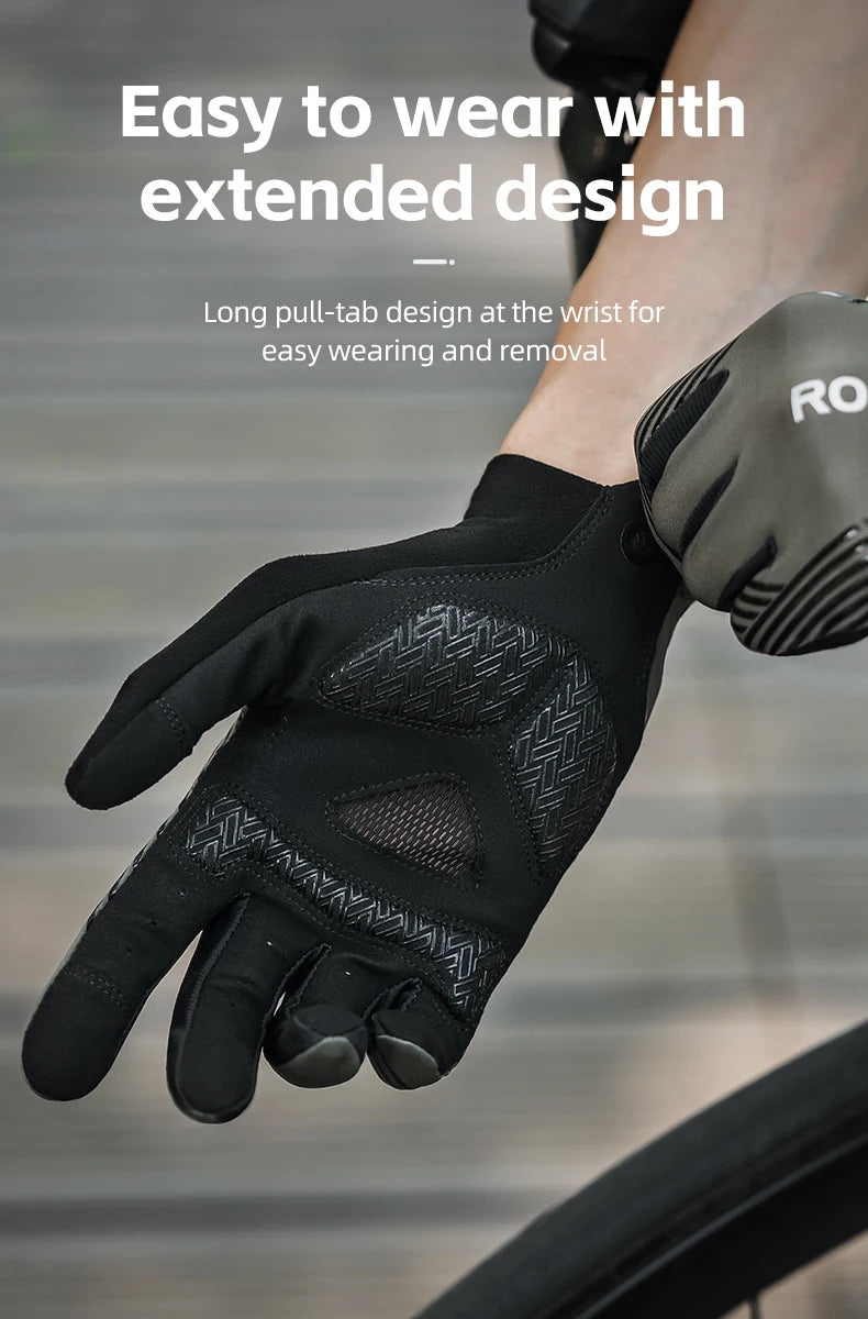 Guanti da Ciclismo RockBros Estivi Traspiranti Antiscivolo Touchscreen per MTB Bici da Strada Corsa Fitness Palestra