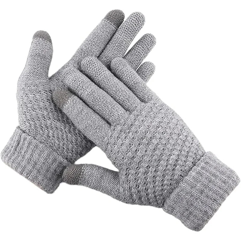Guanti Invernali Foderati Unisex Compatibili Touch Screen Elastico Ispessito Caldi E Resistenti Al Freddo