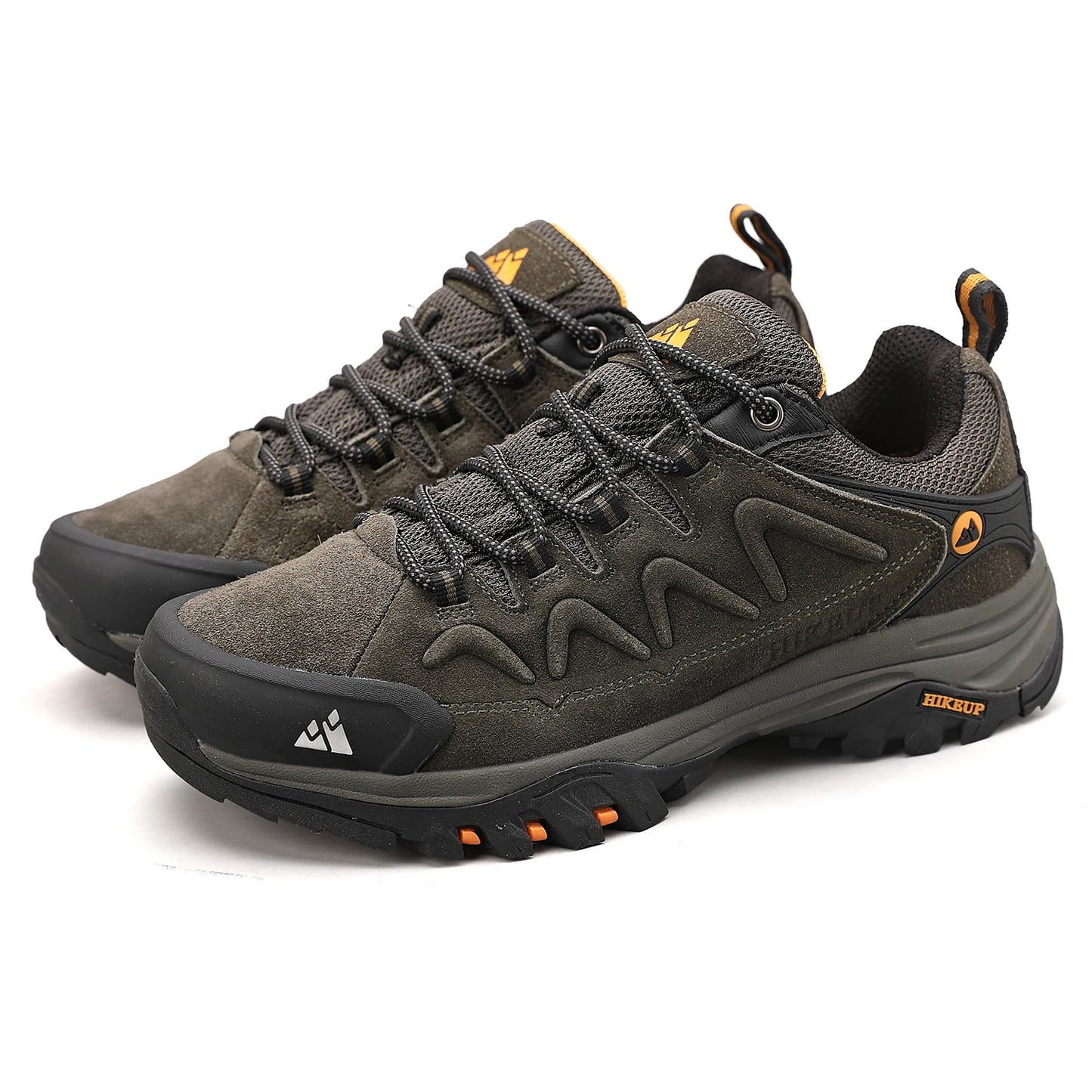 Hikeup Scarpe Da Uomo In Pelle Impermeabili Da Lavoro Invernali Antiscivolo Lusso Moda Stivali Da Uomo