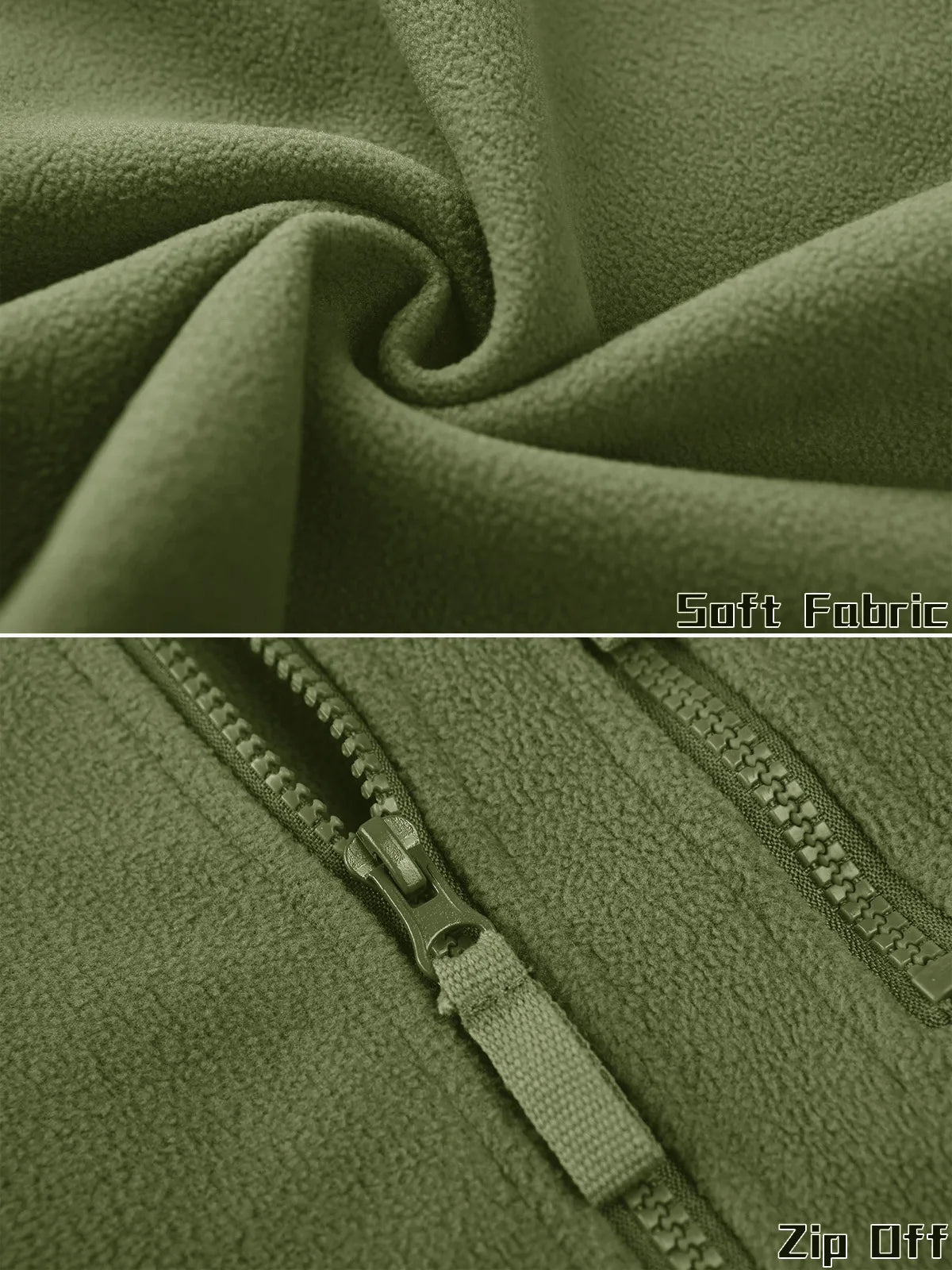 Tacvasen Giacca In Pile Da Uomo Caldo Antivento Con Cerniera Completa Tasche Zip Per Trekking E Lavoro All Esterno