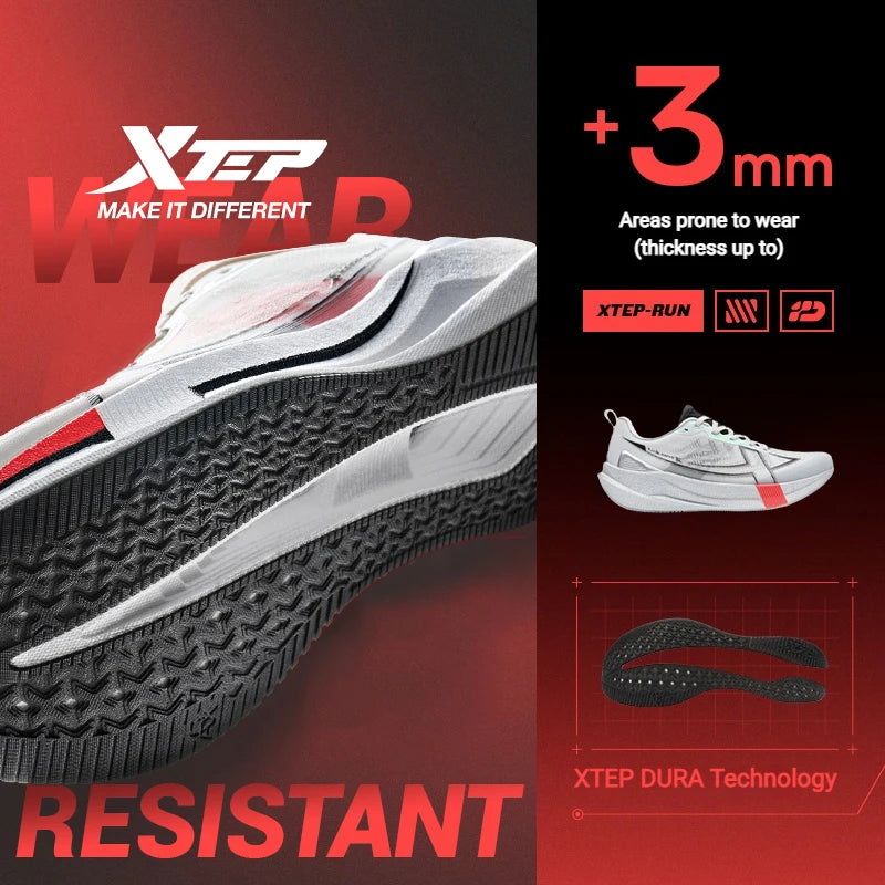 Xtep 2000 Km 5.0 Scarpe Da Corsa Morbide Scarpe Da Ginnastica Universali Resistenti All Usura Leggere Durevoli