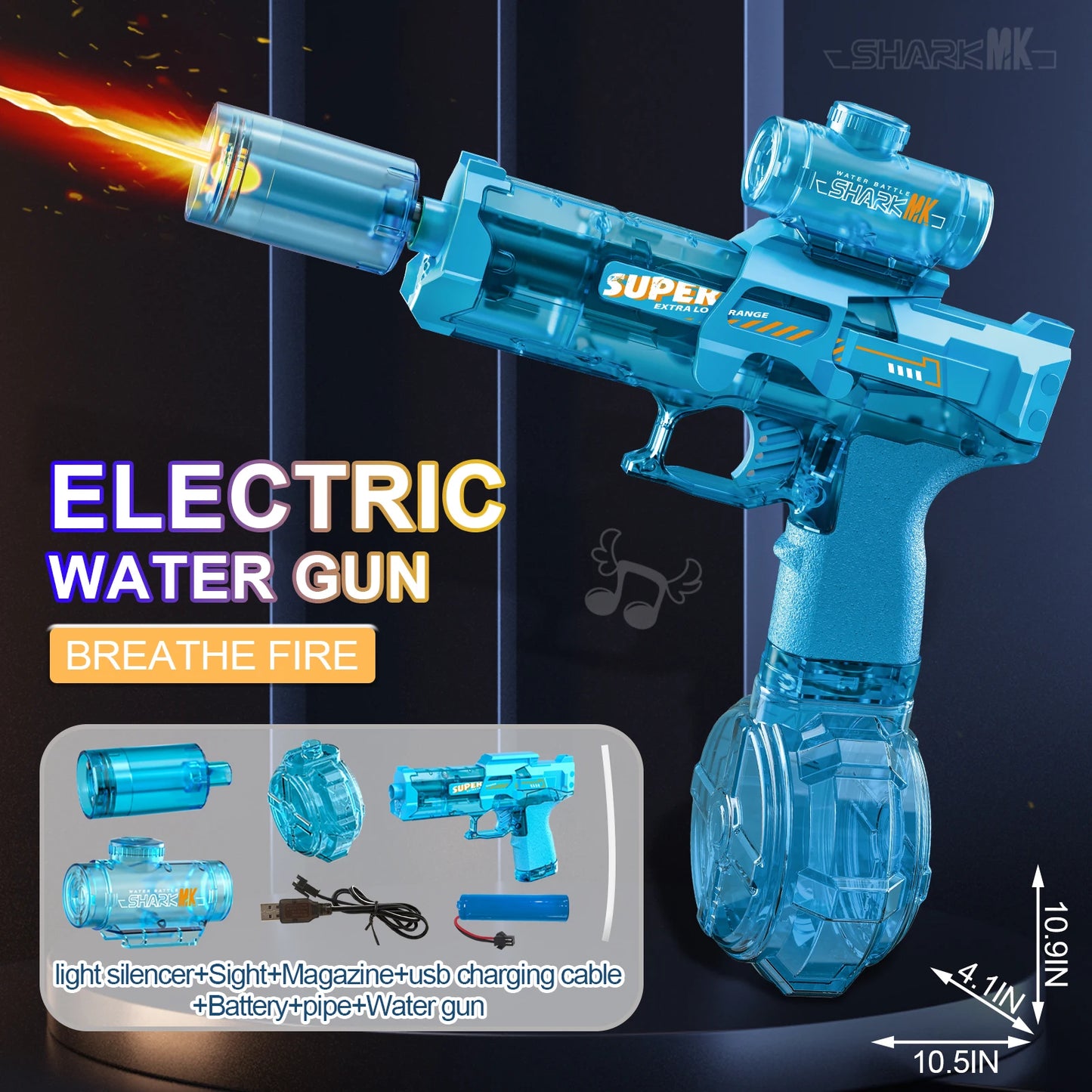Pistola Ad Acqua Elettrica Ad Alta Pressione Per Bambini Spiaggia Piscina Giardino Giochi Di Combattimento Regalo Estivo