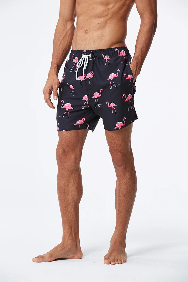 Datifer Pantaloncini Estivi Da Uomo Con Stampa Da Spiaggia E Surf Asciugatura Rapida Con Tasche